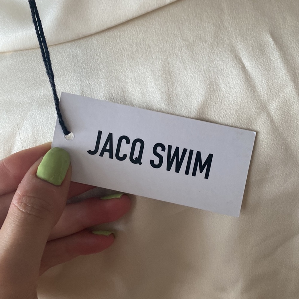 NWT Silk Jacq Swim Collar Long Sleeve - Picture 6 of 9